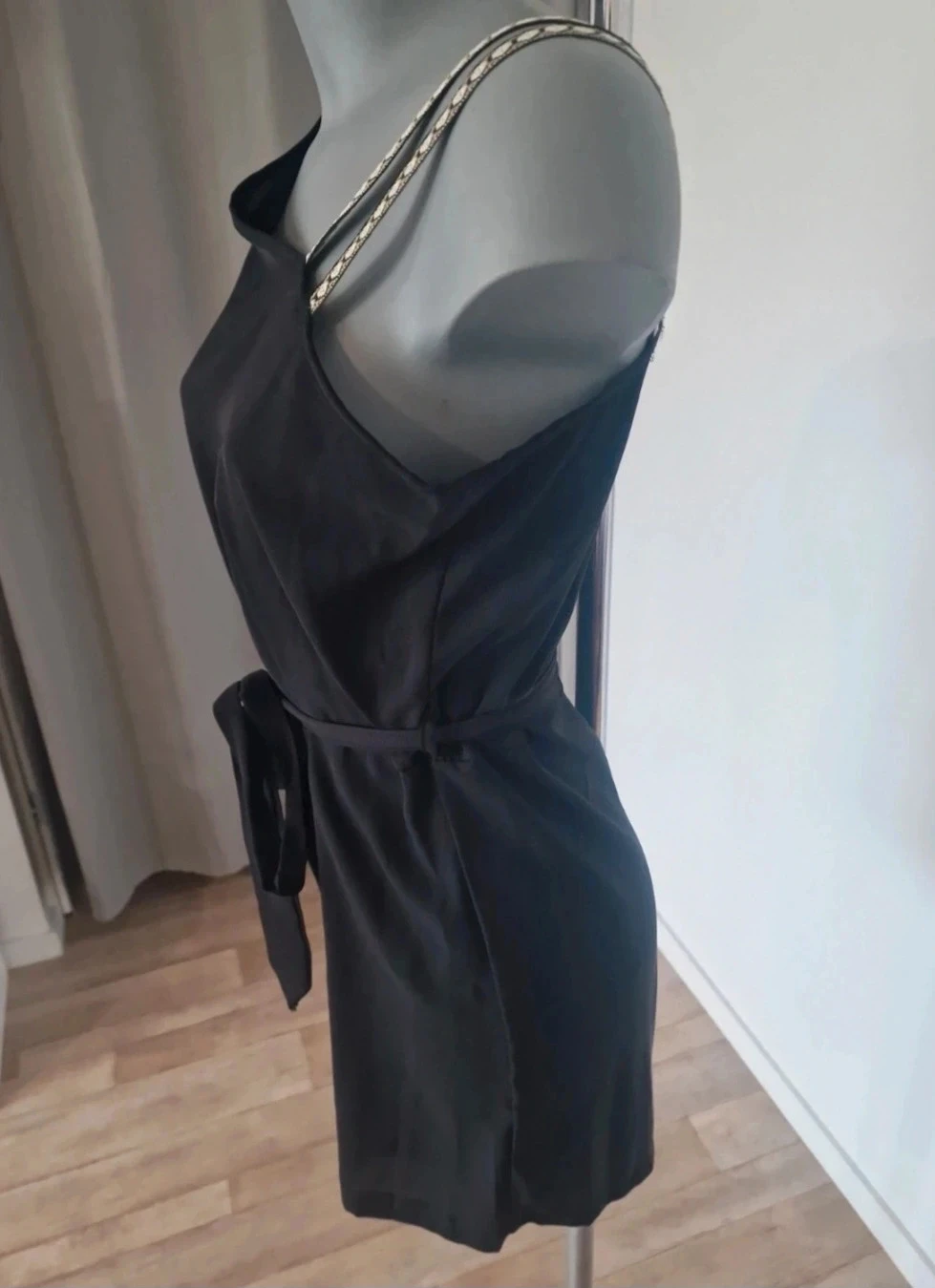 Zwarte Greffit combishort T36/S – Ontbloot schouder – Zeer goede staat Categorie : – photo 4